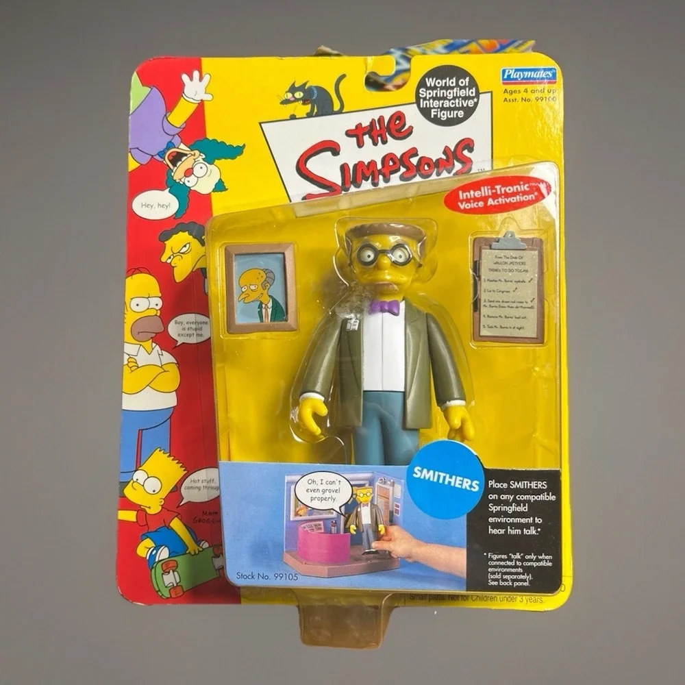 World Of Springfield Simpsons Waylon Smithers MOC Playmates‎